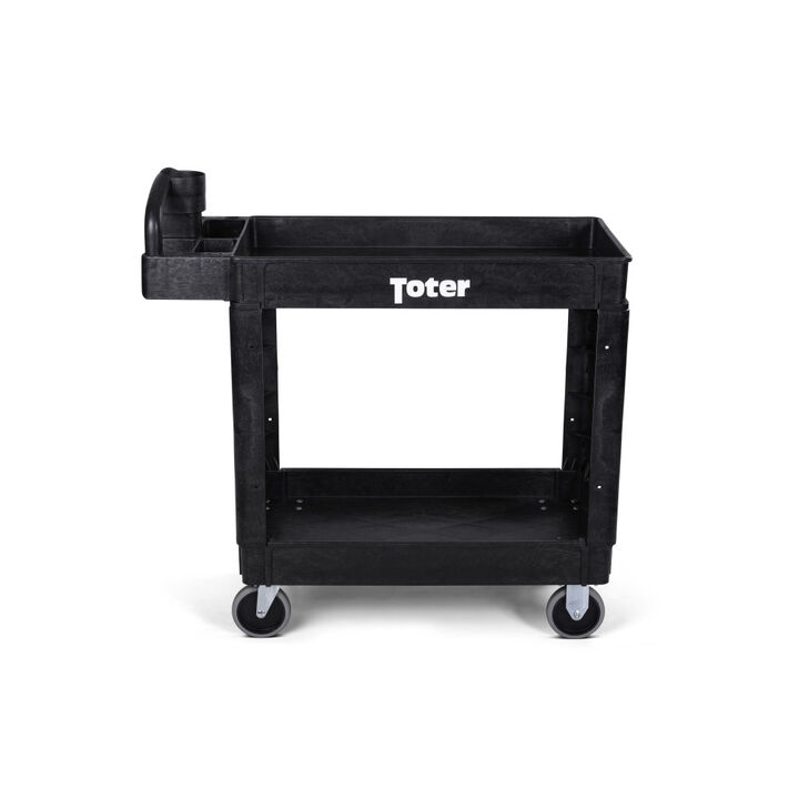 Toter Material Handling Utility Cart with Lipped Top and Ergo Handle, large image number 3