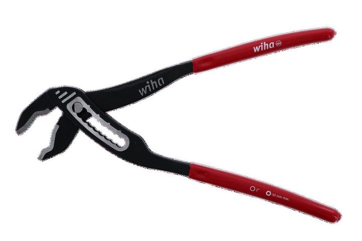Wiha Classic Grip V Jaw Tongue & Groove Pliers 10in, large image number 1