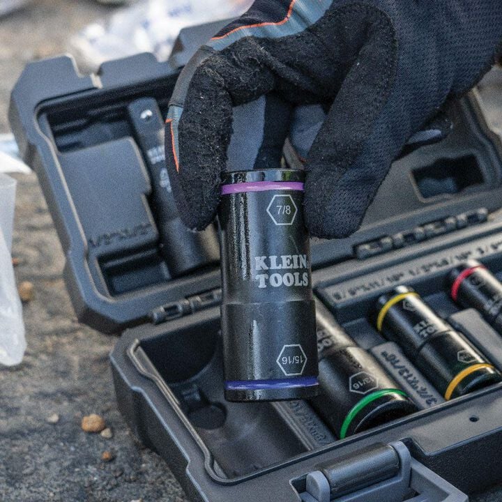 Klein Tools Flip Impact Socket 15/16in X 7/8in, large image number 2