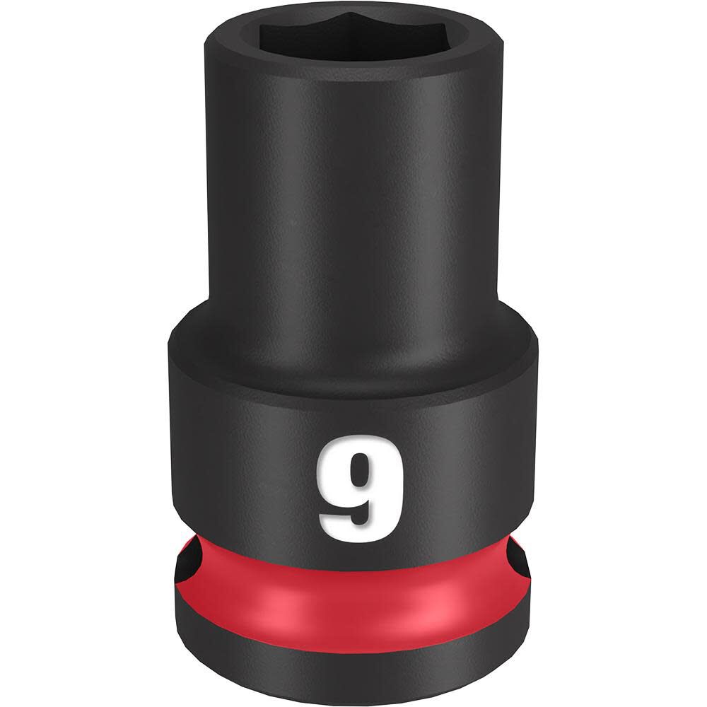 Milwaukee Impact Socket 3/8in Drive 9mm Standard 6 Point, large image number 1