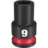 Milwaukee Impact Socket 3/8in Drive 9mm Standard 6 Point, small image number 1
