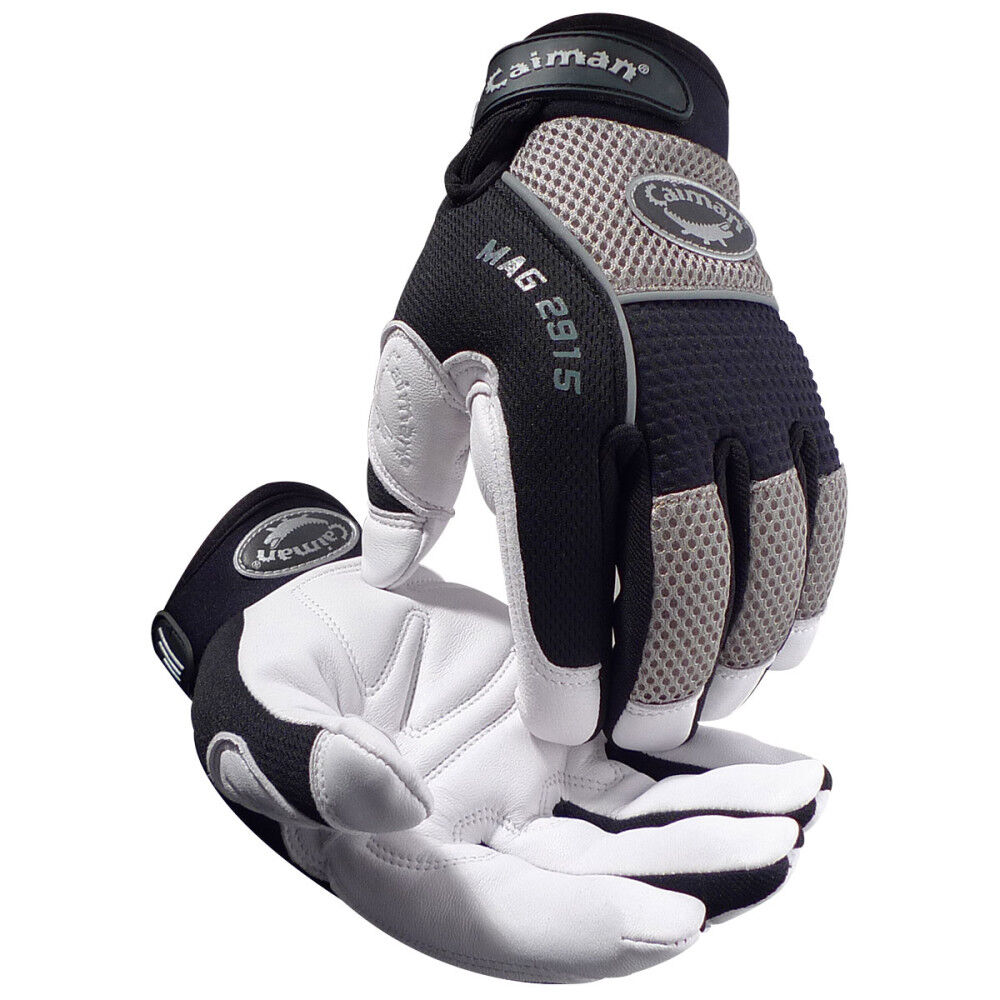 Protective Industrial Products Caiman MAG Gray/White Leather Cold Gloves 1 Pair, large image number 1