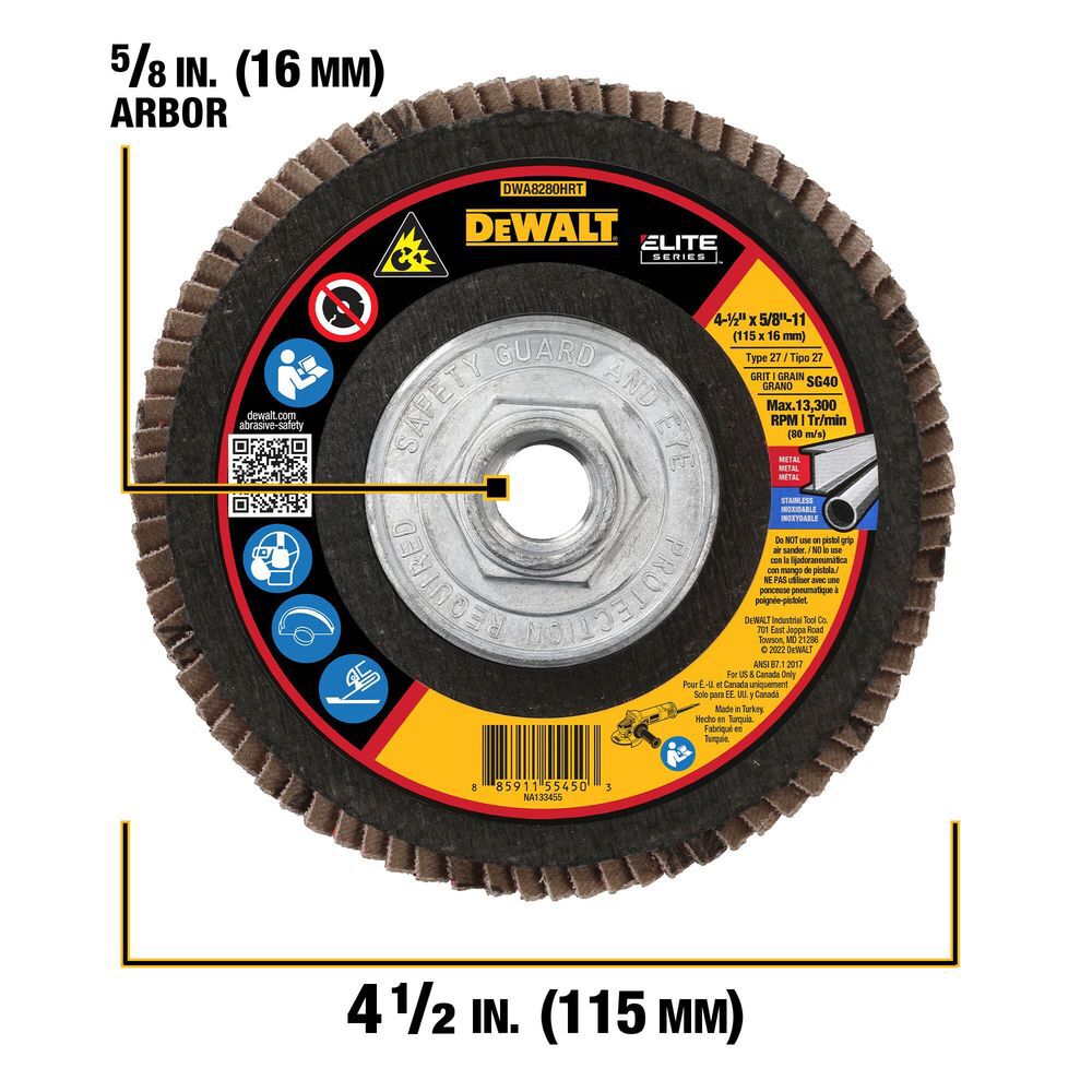 DEWALT XP Ceramic Ultra Performance Jumbo Flap Disc, large image number 2