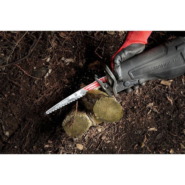 Milwaukee 6inch 3 TPI The AX with Carbide Teeth for Pruning & Clean Wood SAWZALL Blade 1PK, large image number 11