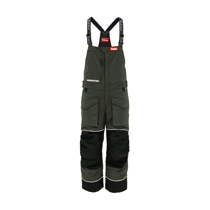 Eskimo Men's Expedition Bibs, Olive, Large