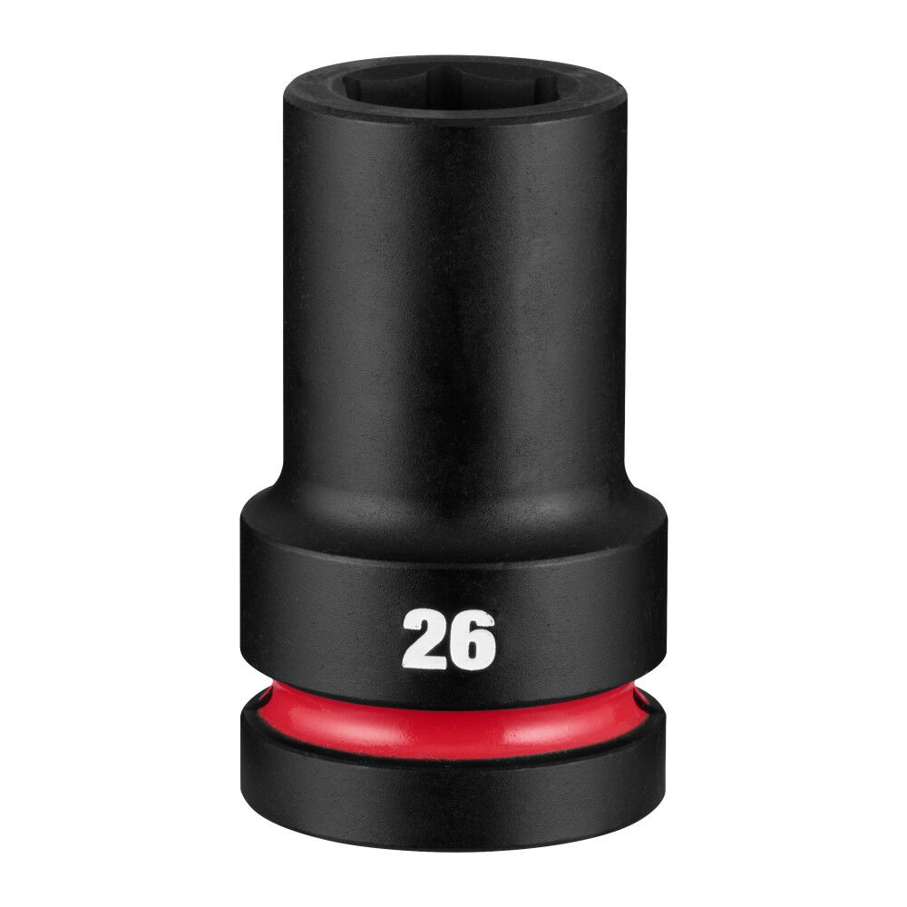 Milwaukee SHOCKWAVE Impact Duty 1 Inch Drive 26mm Deep 6 Point Socket - 49-66-6620