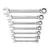 GEARWRENCH Ratcheting Wrench Set 7 pc. SAE Combination, small