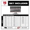 Milwaukee SHOCKWAVE Impact Duty Socket 3/8 Dr 19pc MM PACKOUT Set, small image number 4