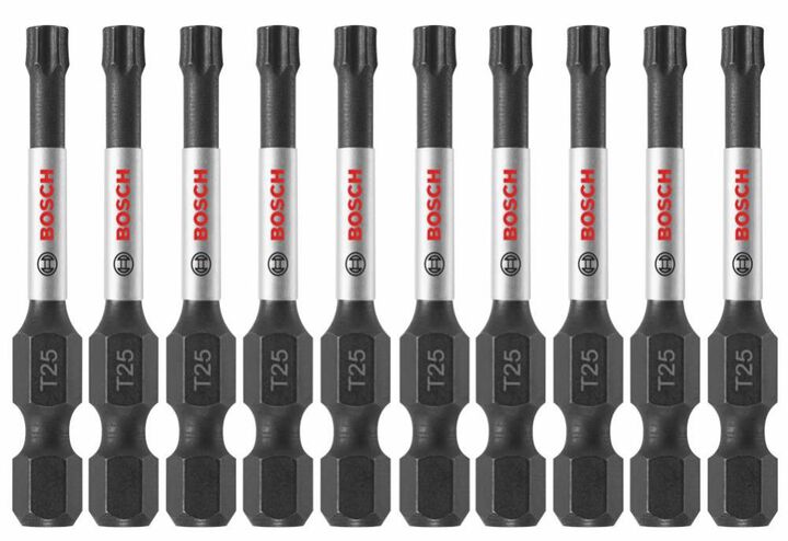 Bosch 10 pc. Impact Tough 2 Inch Torx #25 Power Bits (Bulk Pack)