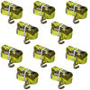 Allied International Cargoloc 2 Inch x27 Ft. Ratchet Tie Down with J Hook - 10pk, small image number 1