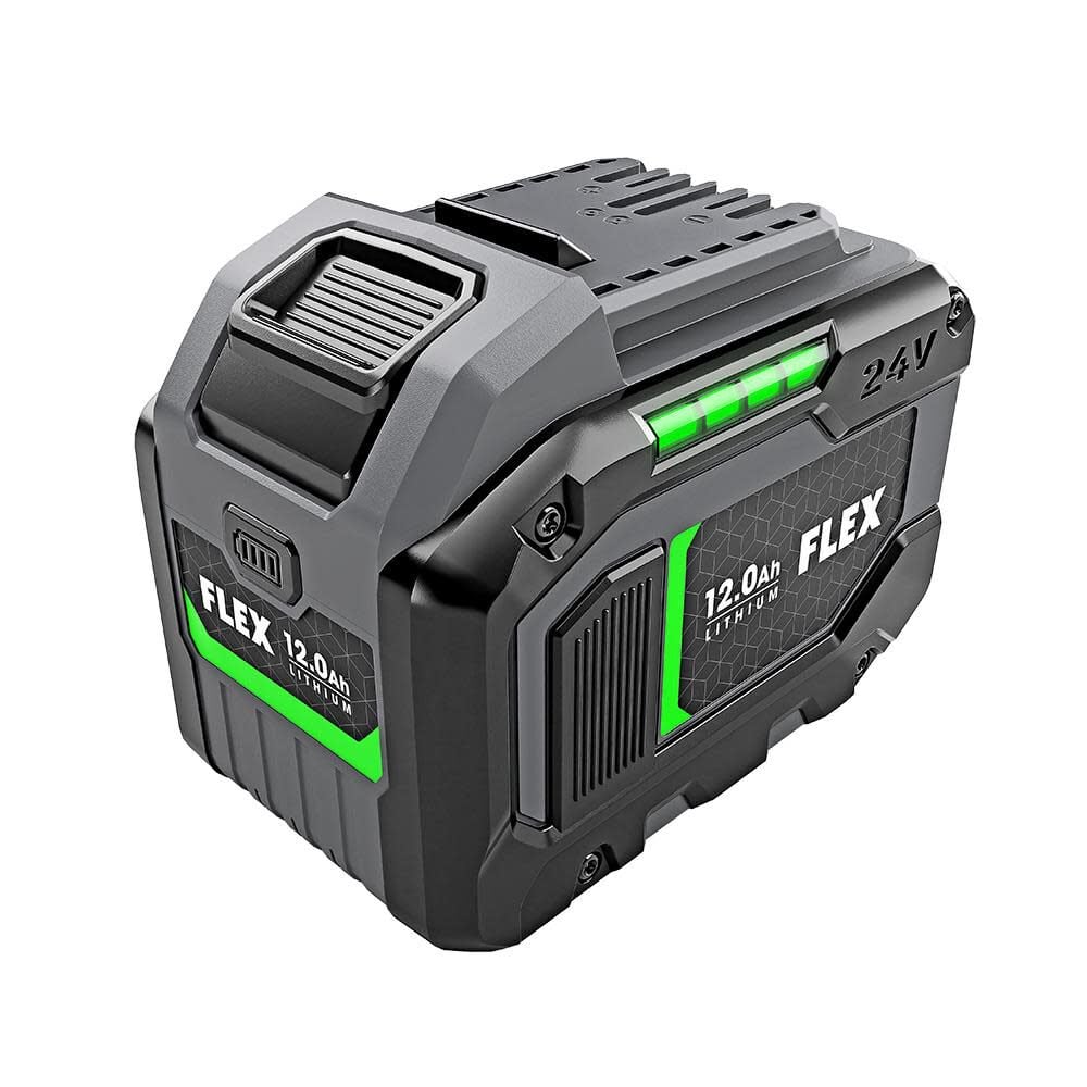 FLEX 24V 12Ah Lithium Ion Power Tool Battery Pack with Fuel Indicator, large image number 1