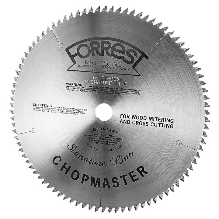 Forrest 260 mm 90 Teeth ChopMaster Signature Line Saw Blade