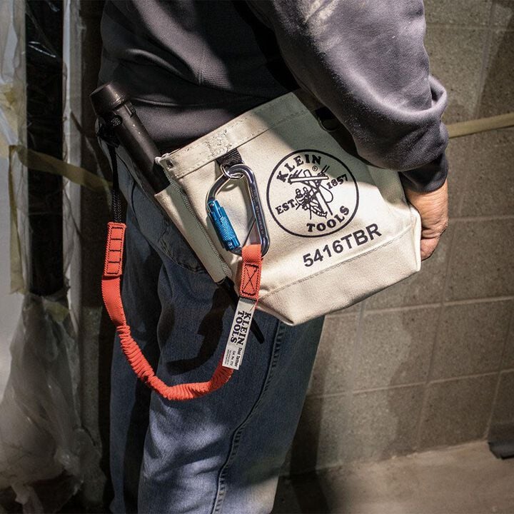Klein Tools Bolt Retention Pouch Canvas 5in, large image number 5