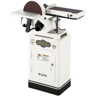 Shop Fox 6in Belt/10in Disc Combination Sander 110/220V 1HP