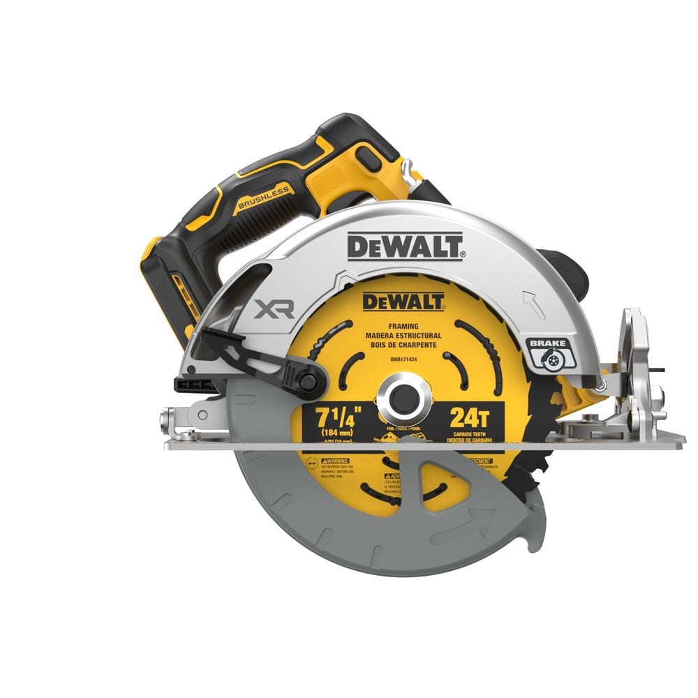 DEWALT 20V MAX XR 7-1/4 Inch Circular Saw (Bare Tool), large image number 6