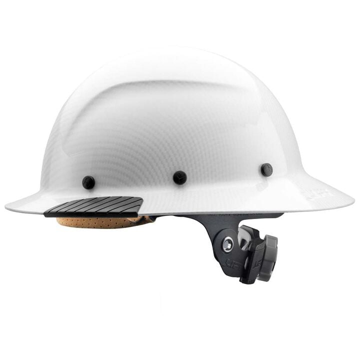 Lift Safety DAX Fiber Resin Full Brim Hard Hat Gloss White