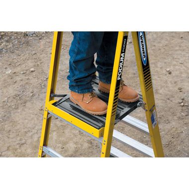 Werner Podium 6-ft Fiberglass 375-lb Type IAA Step Ladder, large image number 1