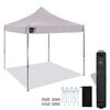 Ergodyne 10 Ft x 10 Ft Heavy Duty Pop-Up Tent White, small image number 1