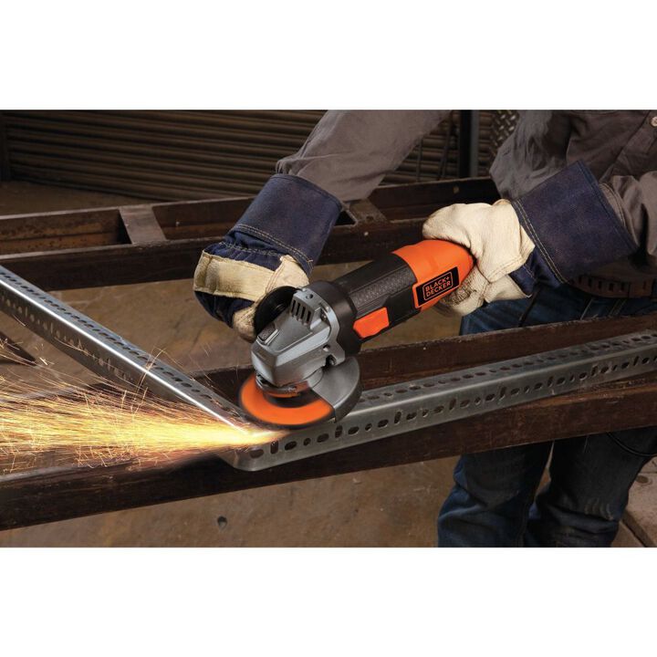 Black and Decker Angle Grinder 4 1/2in 6.5Amp 120V, large image number 3