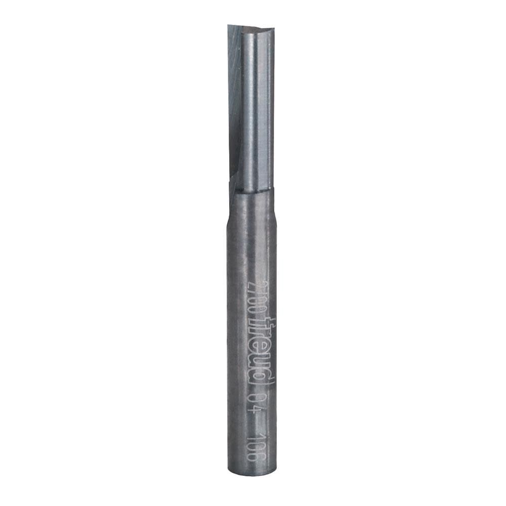 Freud 1/4 In. (Dia.) Double Flute Straight Bit with 1/4 In. Shank, large image number 1