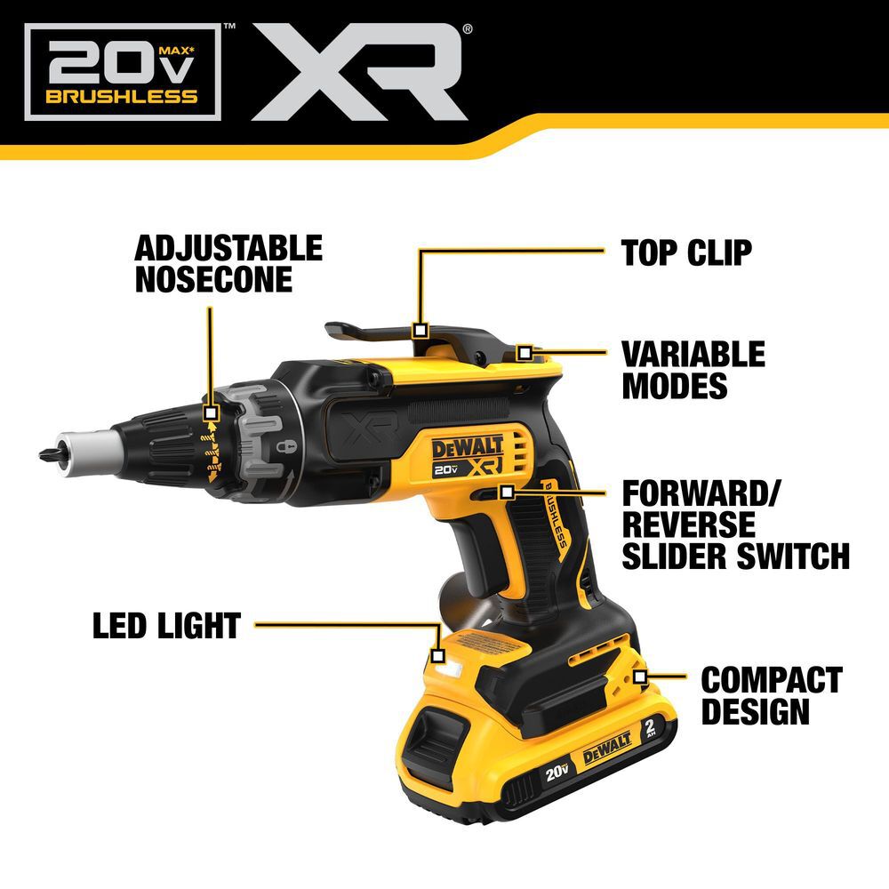 DEWALT 20V MAX XR 2 Tool Combo Kit, large image number 5