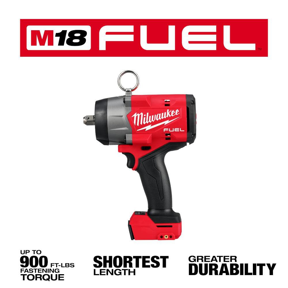 Milwaukee M18 FUEL 1/2in High Torque Impact Wrench with Pin Detent (Bare Tool), large image number 3