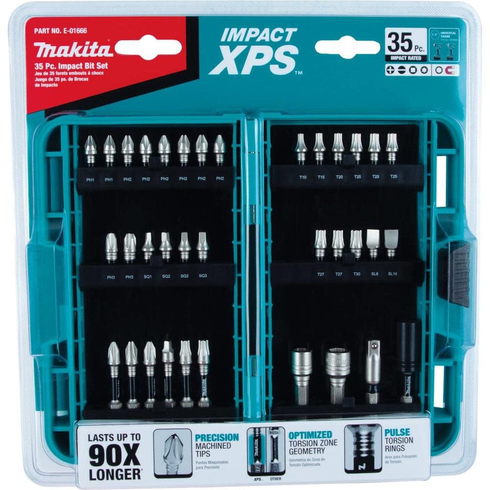 Makita Impact XPS 35 Pc. Impact Bit Set E-01666 - Acme Tools