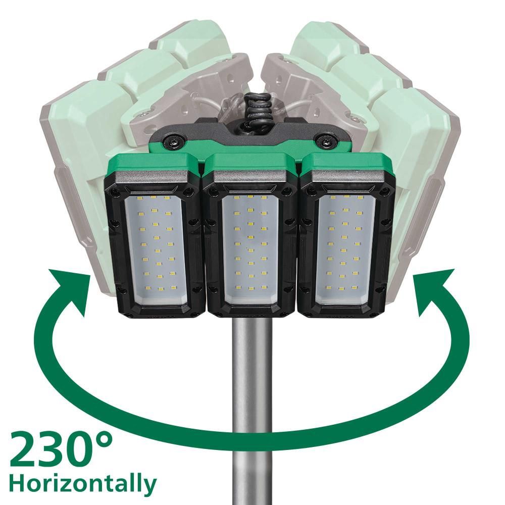Metabo HPT 18V MultiVolt Cordless 4000 Lumen LED Tripod Site Light, large image number 17