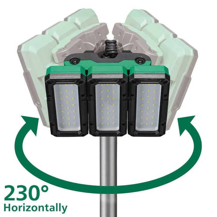 Metabo HPT 18V MultiVolt Cordless 4000 Lumen LED Tripod Site Light, large image number 16