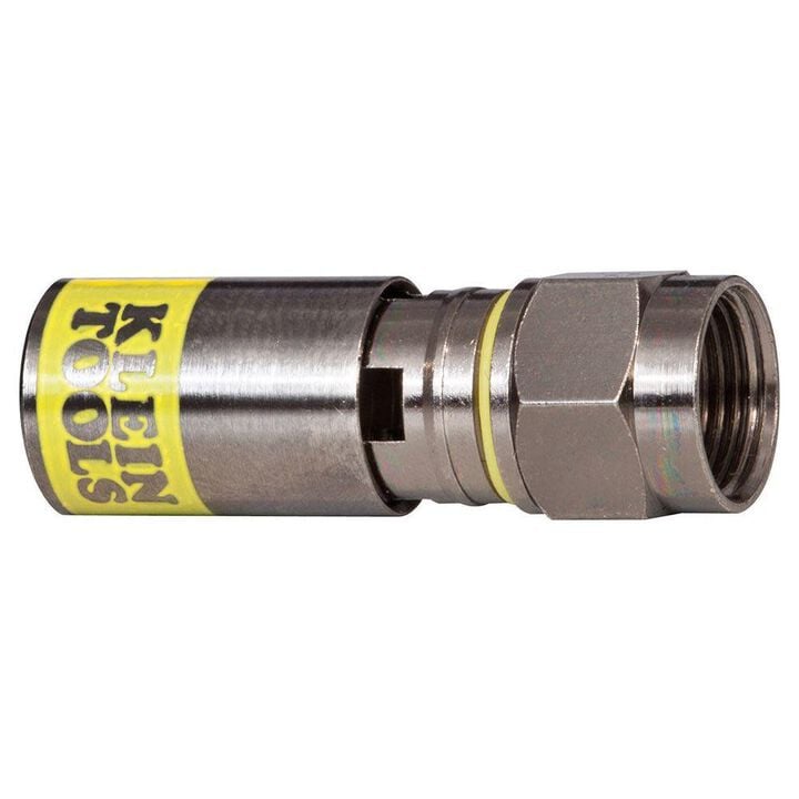 Klein Tools F Compression Connector RG6/6Q Pk10