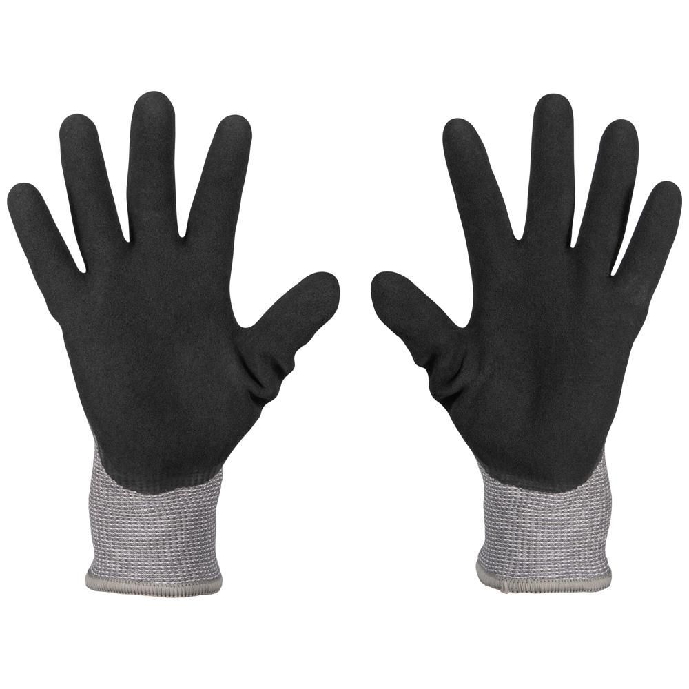 Klein Tools Winter Knit Dipped Gloves, Cut Level A4, Touchscreen, Small, large image number 12