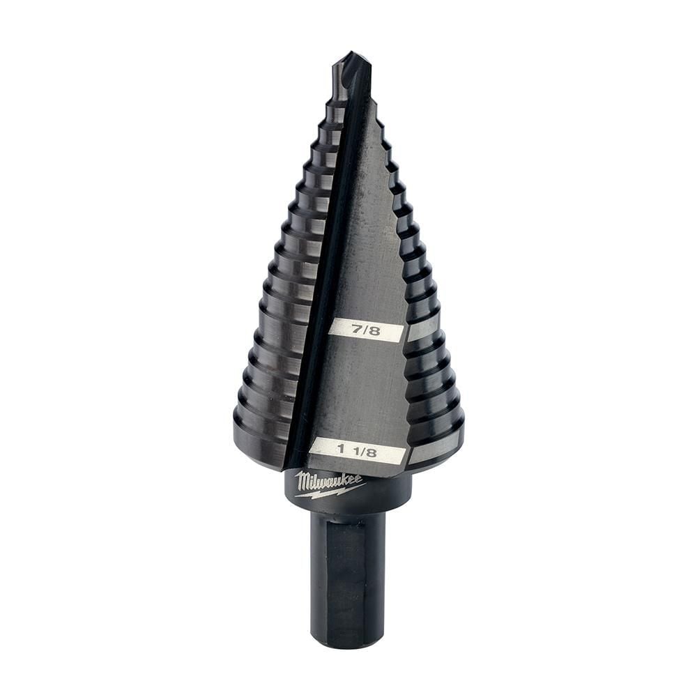 Milwaukee #9 Step Drill Bit 7/8 in. & 1-1/8 in. - 48-89-9209
