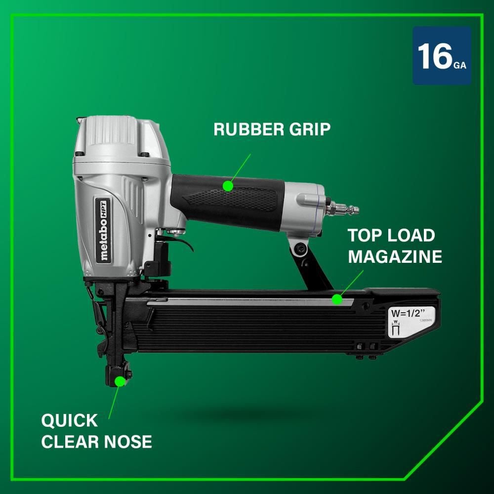 Metabo HPT 2in 16 Ga Medium 1/2in Crown Stapler, large image number 4