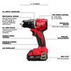Milwaukee M18 1/2 Inch Drill Driver, 1/4 Inch Impact Driver & 6-1/2 Inch Circular Saw Combo Kit Bundle, small image number 3