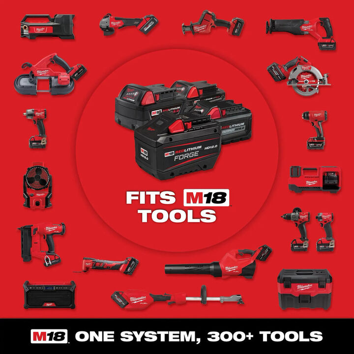Milwaukee M18 Fuel 2-Tool Combo Kit and D-Handle Leaf Blower Bare Tool Bundle, large image number 13