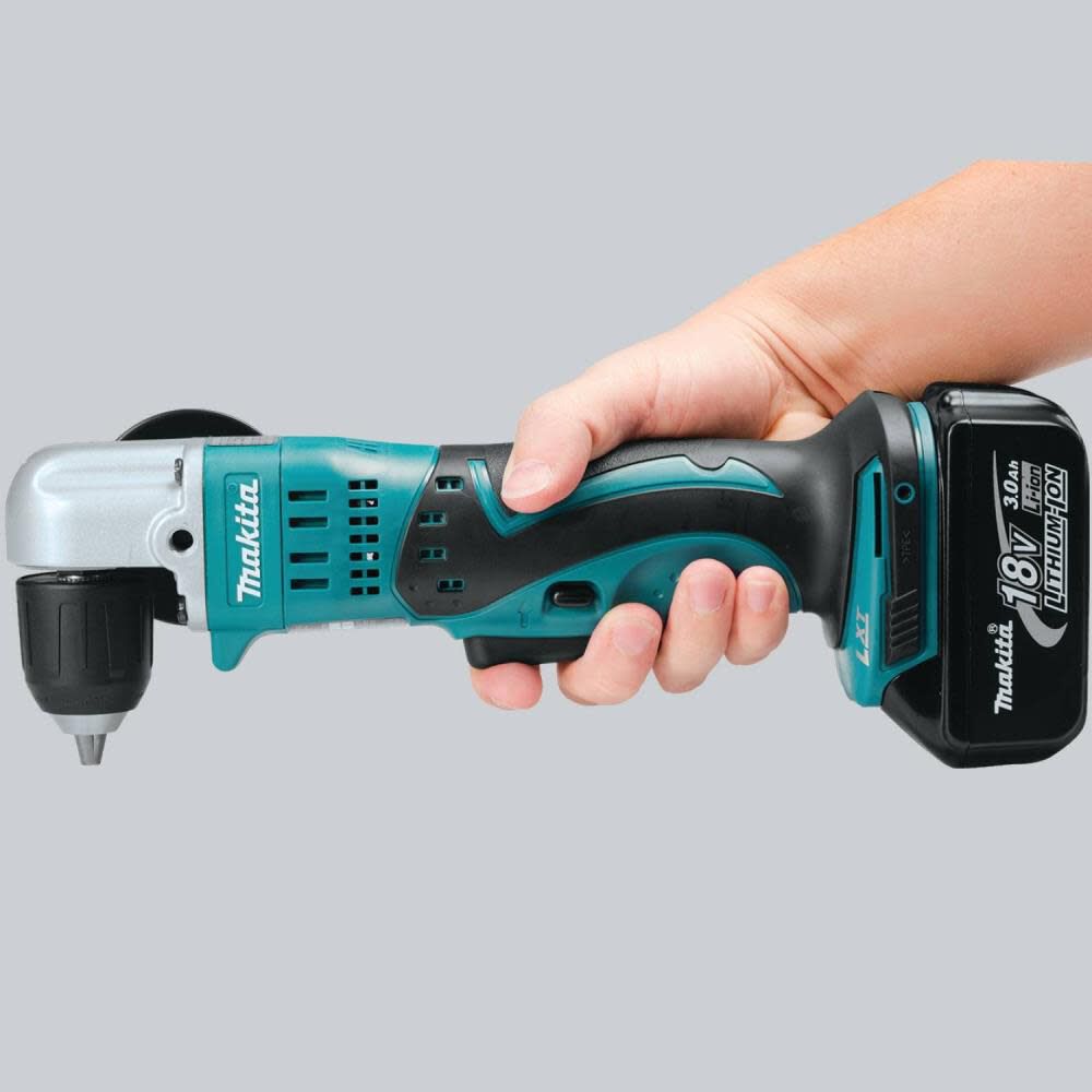 Makita 18V LXT Lithium Ion Cordless 3 8 in. Angle Drill Keyless