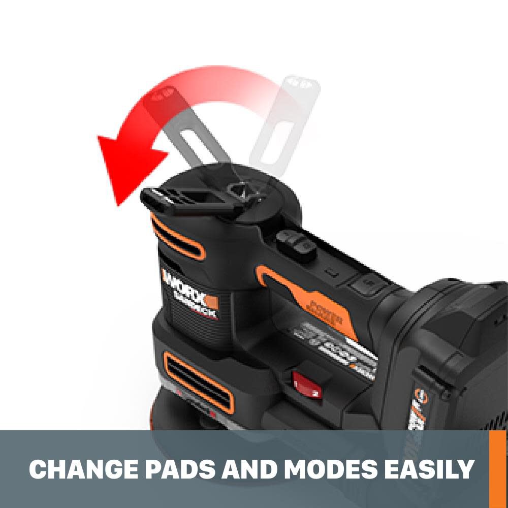 Worx POWER SHARE 20V 5 in 1 Multi Sander Kit, large image number 4