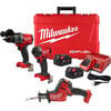 Milwaukee M18 FUEL 3-Tool Combo Kit Bundle, small image number 1