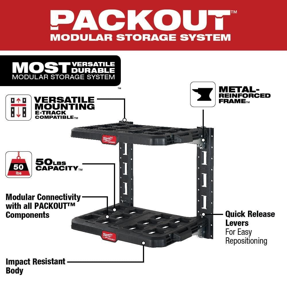 Milwaukee PACKOUT Racking Kit, large image number 3