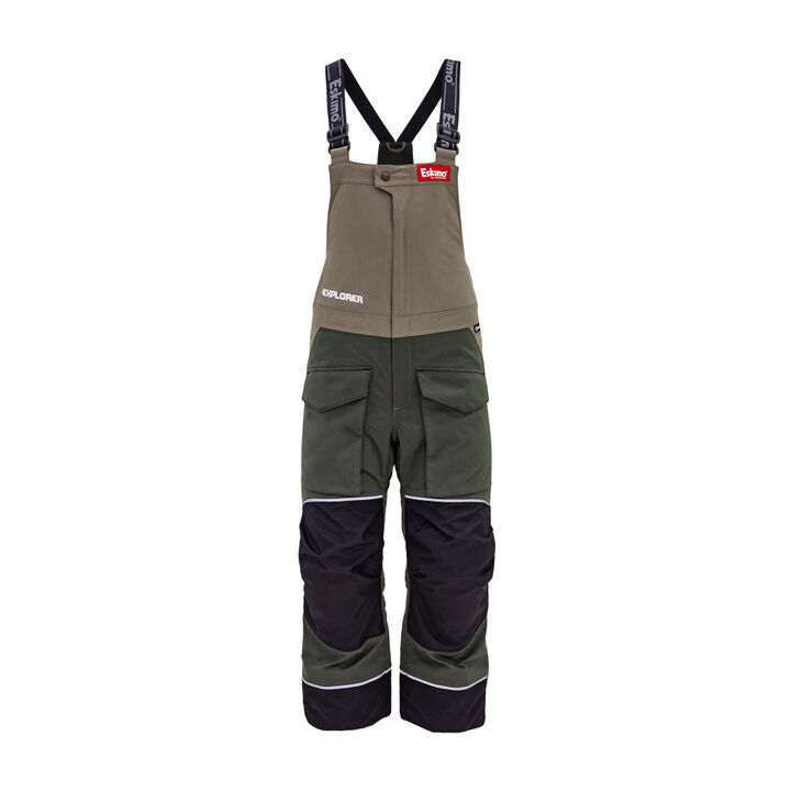 Eskimo Youth Explorer Bibs, Olive, Small