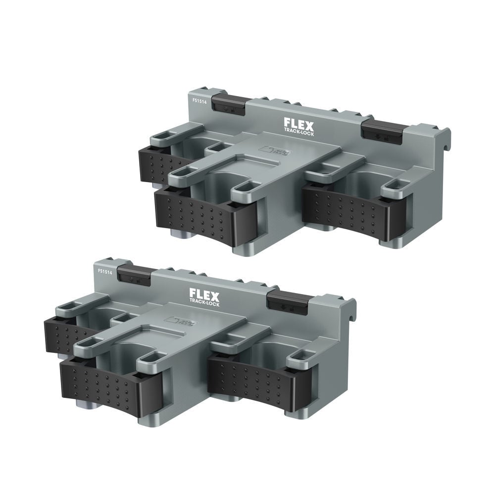 FLEX TRACK LOCK Triple Clamp Tool Mount 2 Pieces, large image number 1
