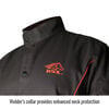 Black Stallion Welding Jacket 9oz Black FR Cotton Medium, small image number 2