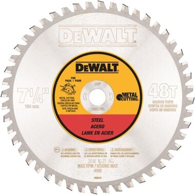 DEWALT 7-1/4-in 48-Tooth Dry Continuous Circular Saw Blade