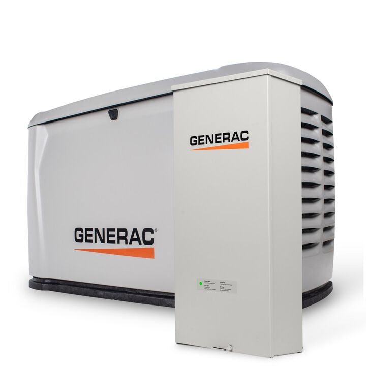 Generac Next Generation 24000 Watt 24kW Dual Fuel 50 State Air Cooled Home Standby Generator with 200-Amp Transfer Switch
