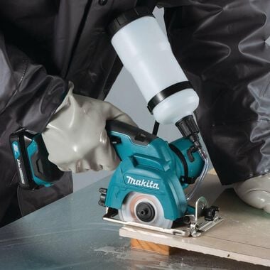 Makita 12 Volt Max CXT Lithium-Ion Cordless 3-3/8 in. Tile/Glass Saw Kit, large image number 7