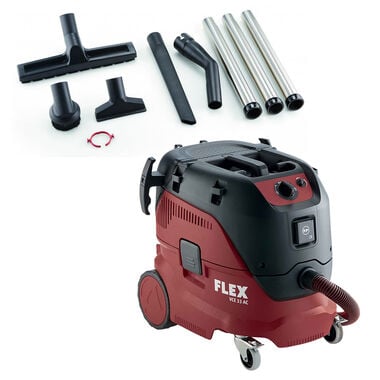 FLEX VCE 33 LAC 9 Gallon HEPA Vacuum Cleaning Kit Bundle