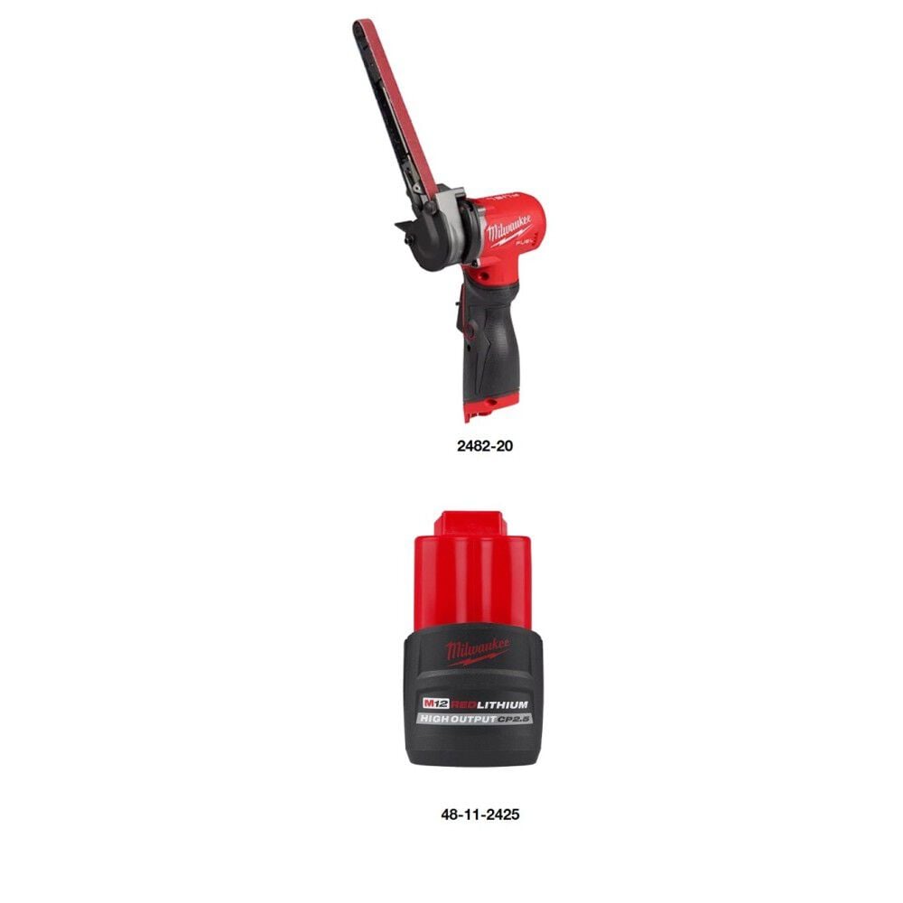 Milwaukee M12 Fuel 1 2 Inch X 18 Inch Bandfile Cp25 Battery Pack Bundle Mil000011349 Simolary simolary.com 6