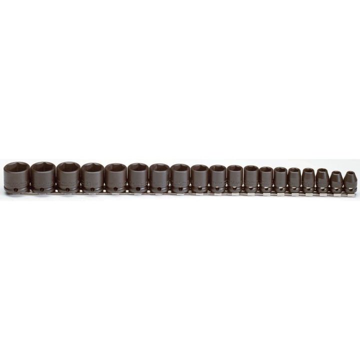 Proto 3/8 in Drive Metric Deep ImpactSocket6Point 19 Piece Set, large image number 1