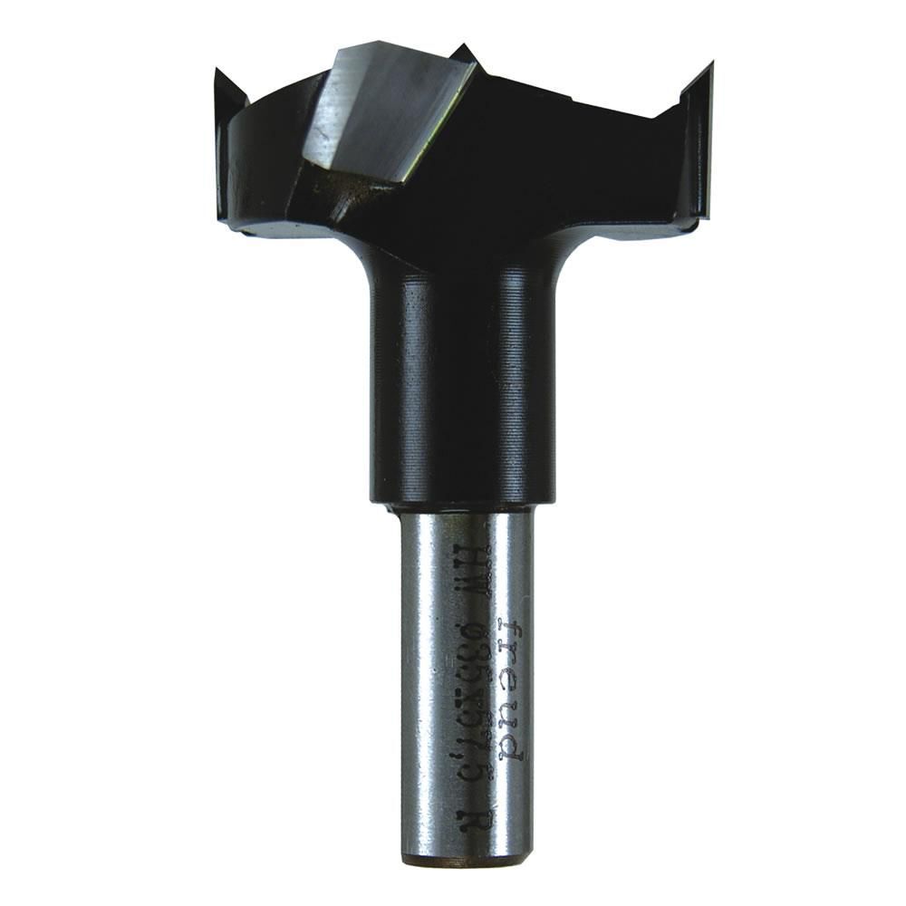 Freud 35 mm (Dia.) Cylinder (Hinge) Bit with Right Hand Rotation 57.5 mm Overall Length, large image number 1