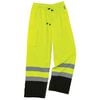 Ergodyne Glowear 8915BK Supplemental Class E Black Bottom Rain Pants, small image number 1